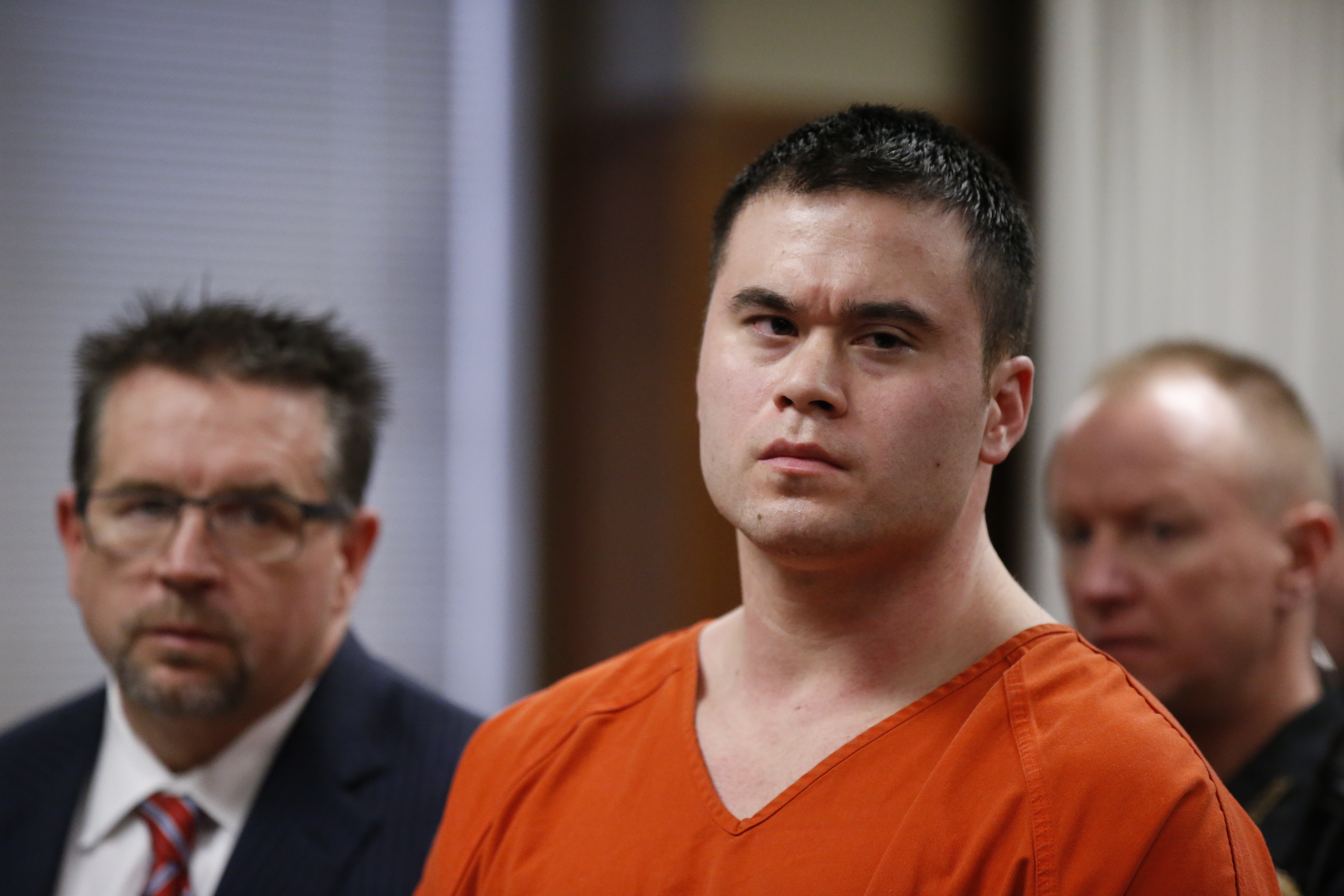 Daniel Holtzclaw sentencing in Oklahoma City, Thursday, Jan. 21, 2016. (AP Photo/Sue Ogrocki, Pool)