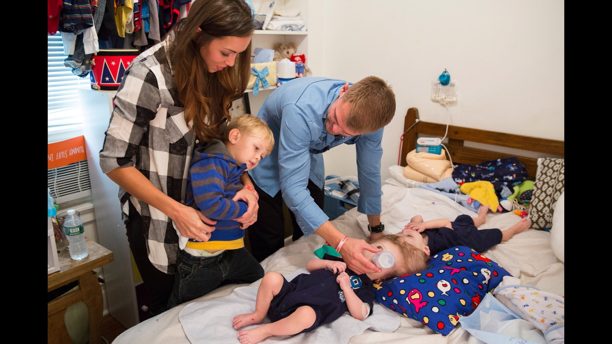 Anias and Jadon McDonald are twins conjoined at the head. Their birth was rare; science says the boys are one in millions. At 13 months old they are undergoing separation surgery Credit:	CNN